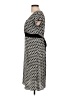 New Directions Houndstooth Black Casual Dress Size L - photo 5