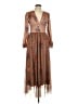 Unbranded 100% Polyester Brown Casual Dress Size M - photo 1