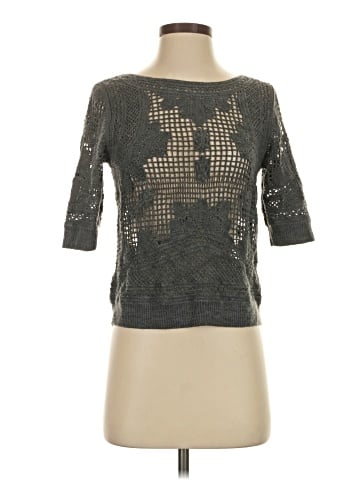 Knitted & Knotted Wool Pullover Sweater (view 1)