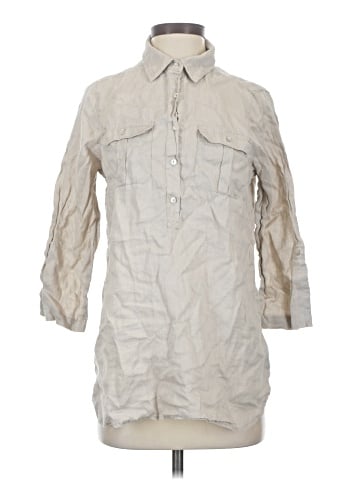 Jones New York 3/4 Sleeve Button-Down Shirt (view 1)