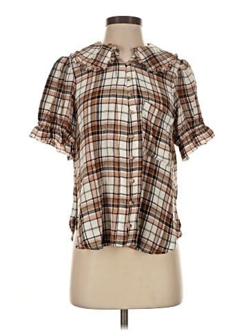 Pilcro Short Sleeve Blouse (view 1)