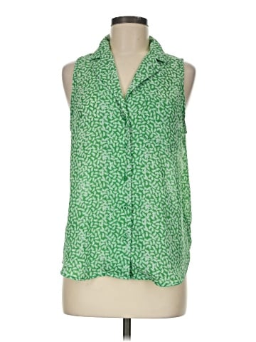 Who What Wear Sleeveless Button-Down Shirt (view 1)