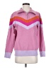 Grace & Emma Chevron-herringbone Pink Pullover Sweater Size S - photo 1