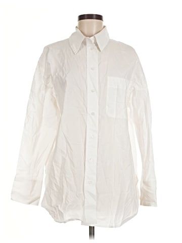 MNG Long Sleeve Button-Down Shirt (view 1)