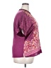 DR2 Purple Short Sleeve Blouse Size XXL - photo 4