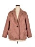 Lands' End 100% Polyester Houndstooth Red Blazer Size 2X - photo 1