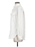 Ann Taylor LOFT 100% Polyester Chevron-herringbone Ivory Long Sleeve Blouse Size S - photo 5