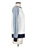 Barbour 100% Cotton Color Block White Pullover Sweater Size 4 - photo 4