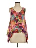 Leifsdottir Floral Pink Sleeveless Blouse Size 2 - photo 1