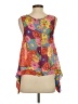 Leifsdottir Floral Pink Sleeveless Blouse Size 2 - photo 2