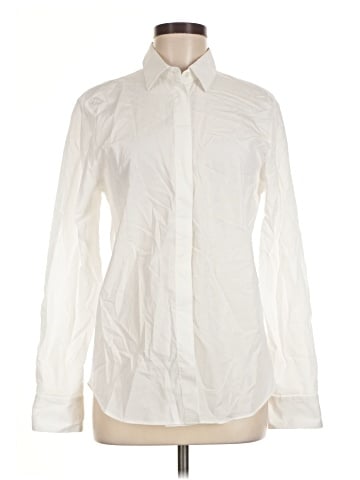 MNG Long Sleeve Button-Down Shirt (view 1)