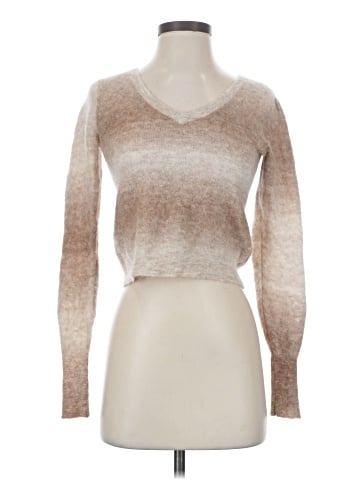 Madewell Space-Dyed Alpaca-Blend V-Neck Sweater (view 1)