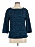 Talbots Blue 3/4 Sleeve T-Shirt Size M - photo 1