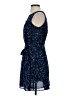 Ann Taylor LOFT 100% Polyester Print Blue Cocktail Dress Size 2 Petite - photo 5