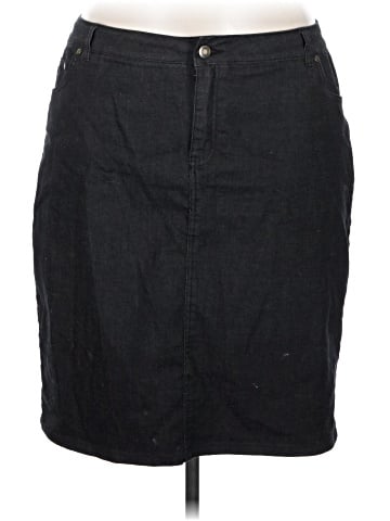 Jessica London Denim Skirt (view 1)