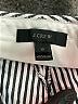 J.Crew 100% Cotton Stripes Gray Casual Pants Size 10 - photo 7