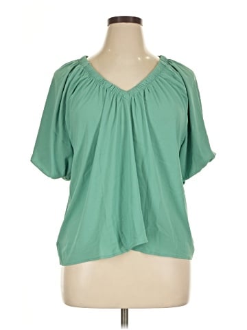 Ann Taylor LOFT Short Sleeve Blouse (view 1)