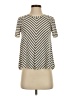 Rebecca Taylor Chevron-herringbone Ivory Short Sleeve Turtleneck Size XS - photo 1