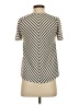 Rebecca Taylor Chevron-herringbone Ivory Short Sleeve Turtleneck Size XS - photo 2