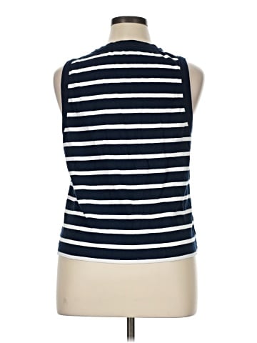 Ann Taylor LOFT Sleeveless Button-Down Shirt (view 2)