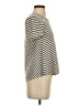 Rebecca Taylor Chevron-herringbone Ivory Short Sleeve Turtleneck Size XS - photo 4