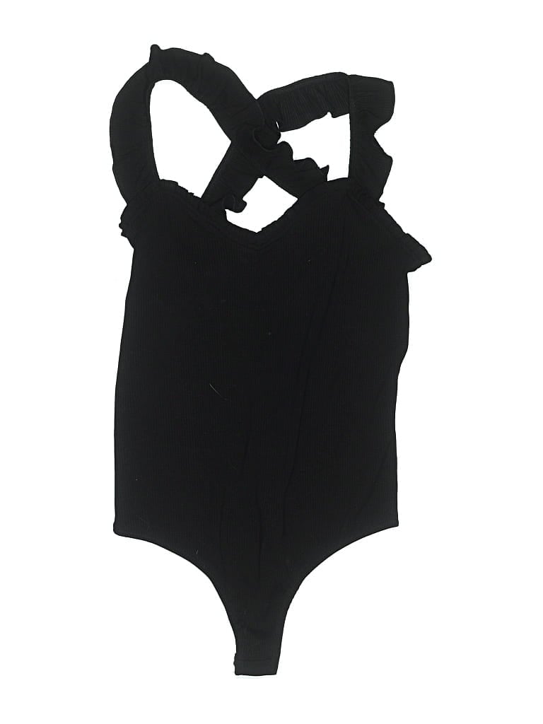 Pre-owned Blue Rain Bodysuit In Black