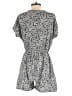 Uniqlo 100% Polyester Print Gray Casual Dress Size M - photo 2
