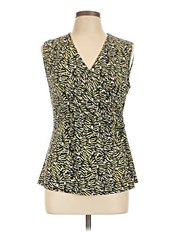 Black Label by Evan Picone Sleeveless Blouse (view 1)