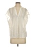 Vince. Ivory Short Sleeve Blouse Size S - photo 1