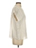 Vince. Ivory Short Sleeve Blouse Size S - photo 4
