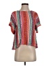 Maeve Red Short Sleeve Blouse Size XS - photo 1