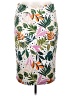 ELOQUII Tropical Ivory Casual Skirt Size 20 Plus - photo 1