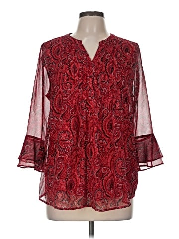 Charter Club 3/4 Sleeve Blouse (view 1)