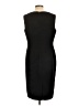 Kasper Solid Black Cocktail Dress Size 12 - photo 2