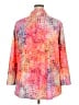 Unbranded 100% Polyester Orange 3/4 Sleeve Blouse Size 3XL - photo 2