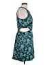 Hutch 100% Polyester Paisley Teal Cocktail Dress Size 10 - photo 4