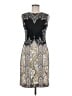 ETRO Paisley Silver Cocktail Dress Size EU (IT) 42 / US 6 - photo 1