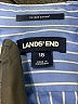 Lands' End Stripes Blue Long Sleeve Button-Down Shirt Size 18 - photo 7