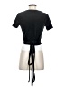 Forever 21 Black Short Sleeve Blouse Size S - photo 2