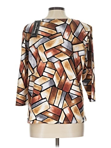 Alfred Dunner 3/4 Sleeve T-Shirt (view 2)