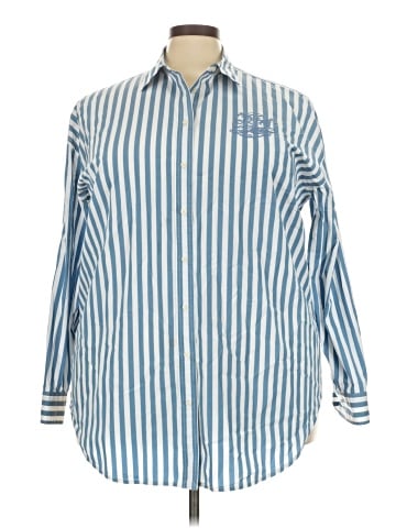 Lauren by Ralph Lauren Long Sleeve Button-Down Shirt (view 1)