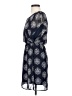 Blue Rain Paisley Blue Casual Dress Size S - photo 5