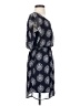 Blue Rain Paisley Blue Casual Dress Size S - photo 4