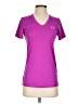 Under Armour 100% Polyester Purple Active T-Shirt Size S - photo 1