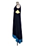 Chaps Color Block Blue Casual Dress Size L - photo 5
