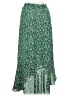 Max Studio 100% Polyester Paisley Green Casual Skirt Size M - photo 2