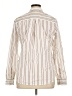 Old Navy 100% Cotton Stripes Ivory Long Sleeve Button-Down Shirt Size XL (tall) - photo 2
