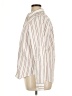 Old Navy 100% Cotton Stripes Ivory Long Sleeve Button-Down Shirt Size XL (tall) - photo 5