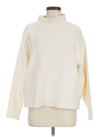 Madewell Funnelneck Drop-Shoulder Top (view 1)