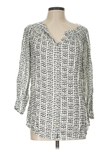 Lands' End 3/4 Sleeve Blouse (view 1)